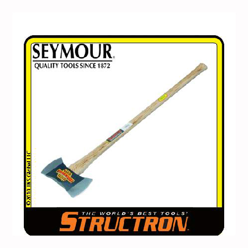 Structron Axe, Michigan Double Bit, 3-1/2 Lbs., 36 In. Fiberglass Handle